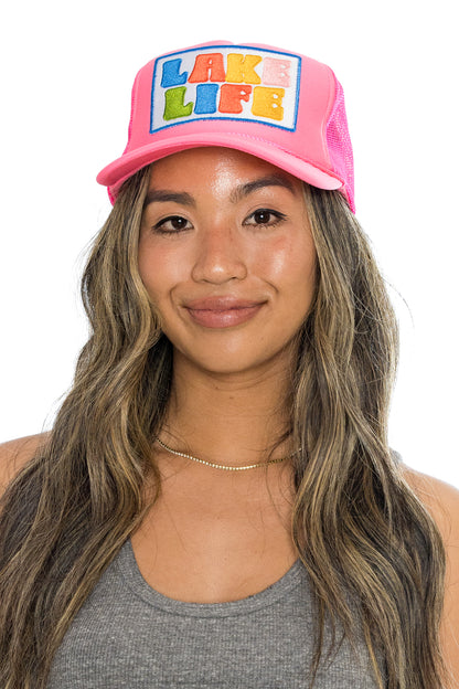 Trucker Hat in Pink