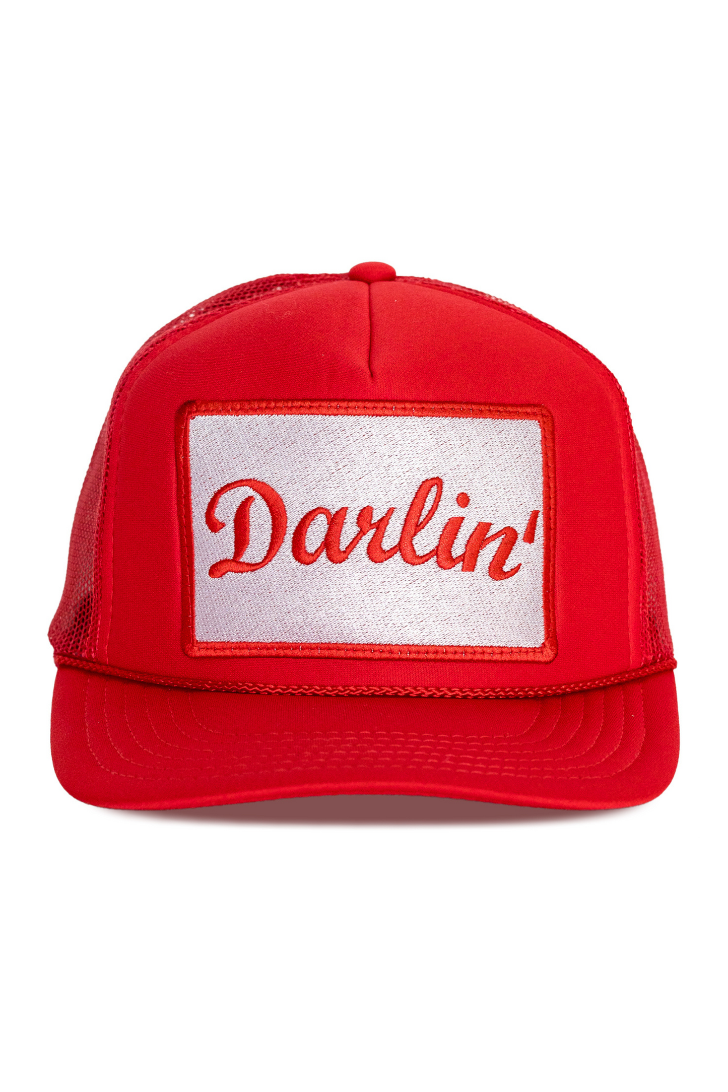 Darlin' Trucker Hat in Red