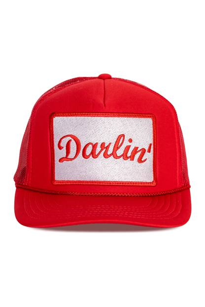 Darlin' Trucker Hat in Red