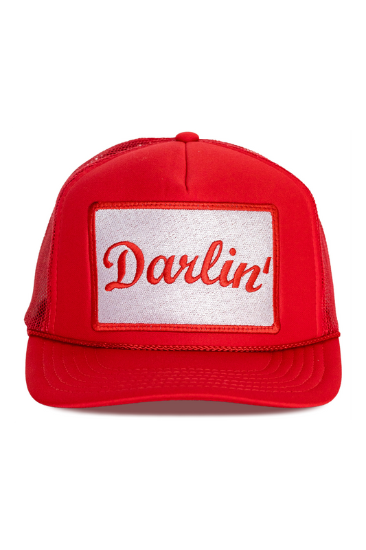 Darlin' Trucker Hat in Red