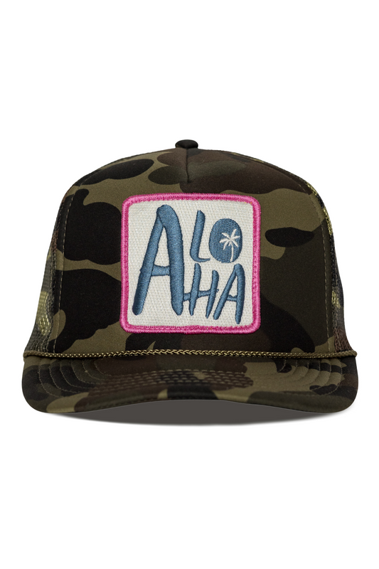 Aloha Trucker Hat In Camo