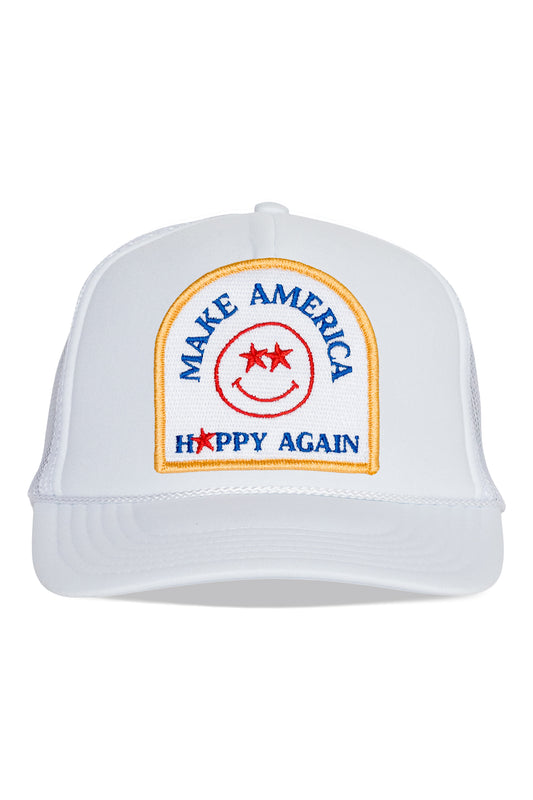 Make America Happy Again - White