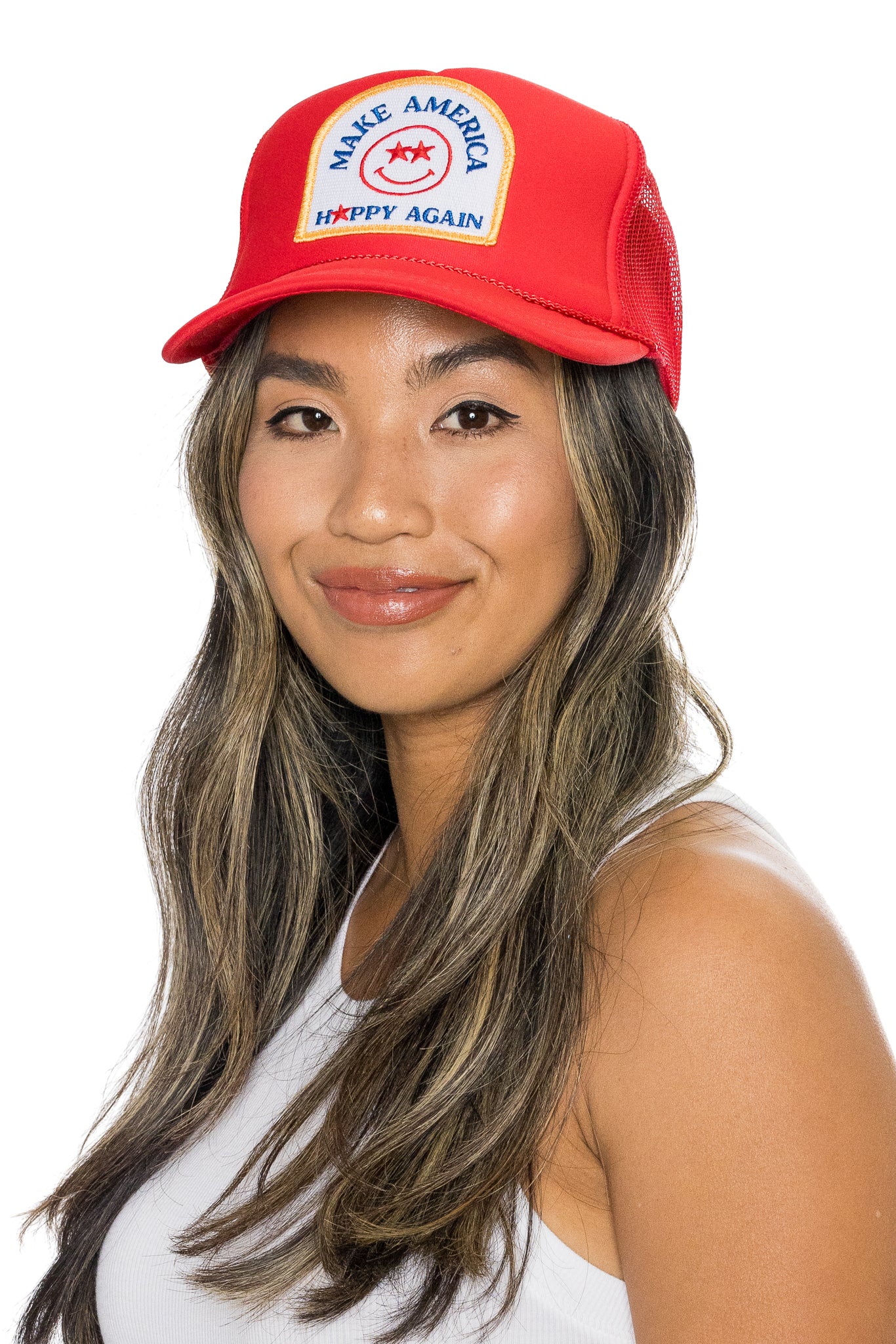 Trucker Hat in Red