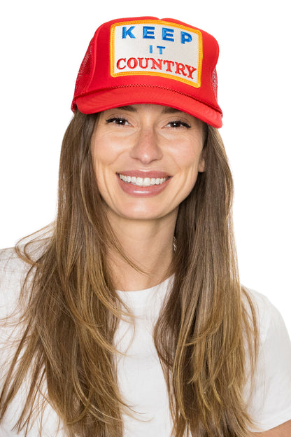 Trucker Hat in Red