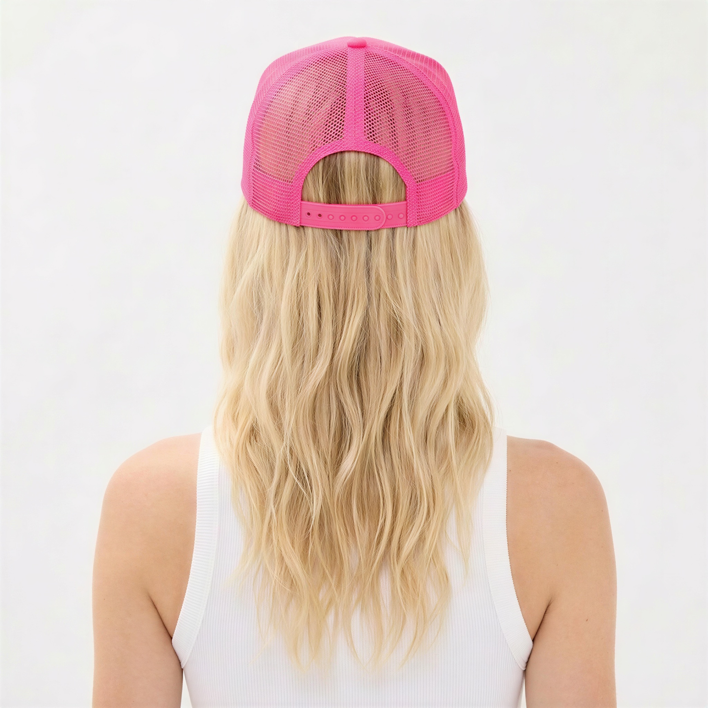 Out Of Office Trucker Hat in Pink