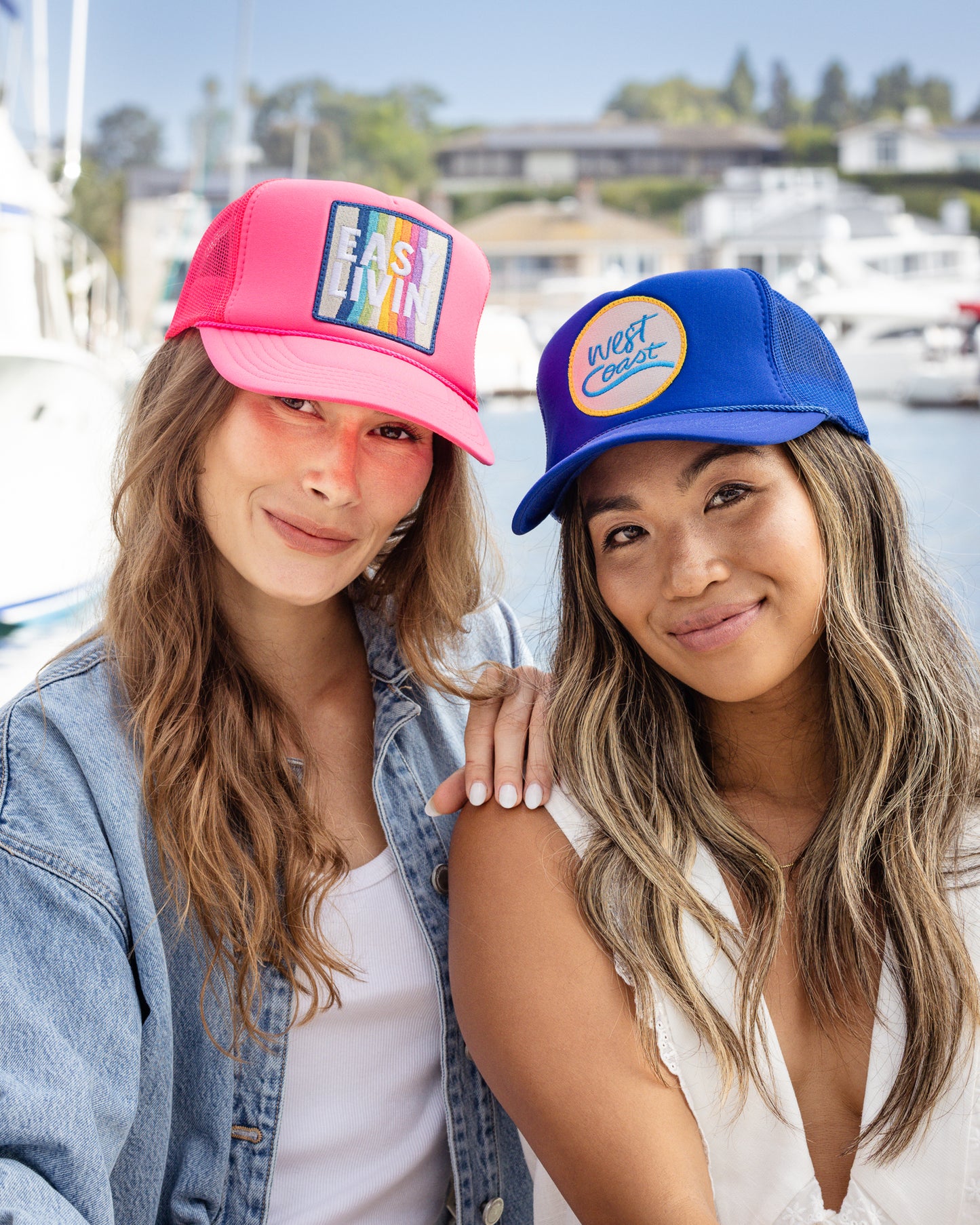 West Coast Trucker Hat in Royal Blue