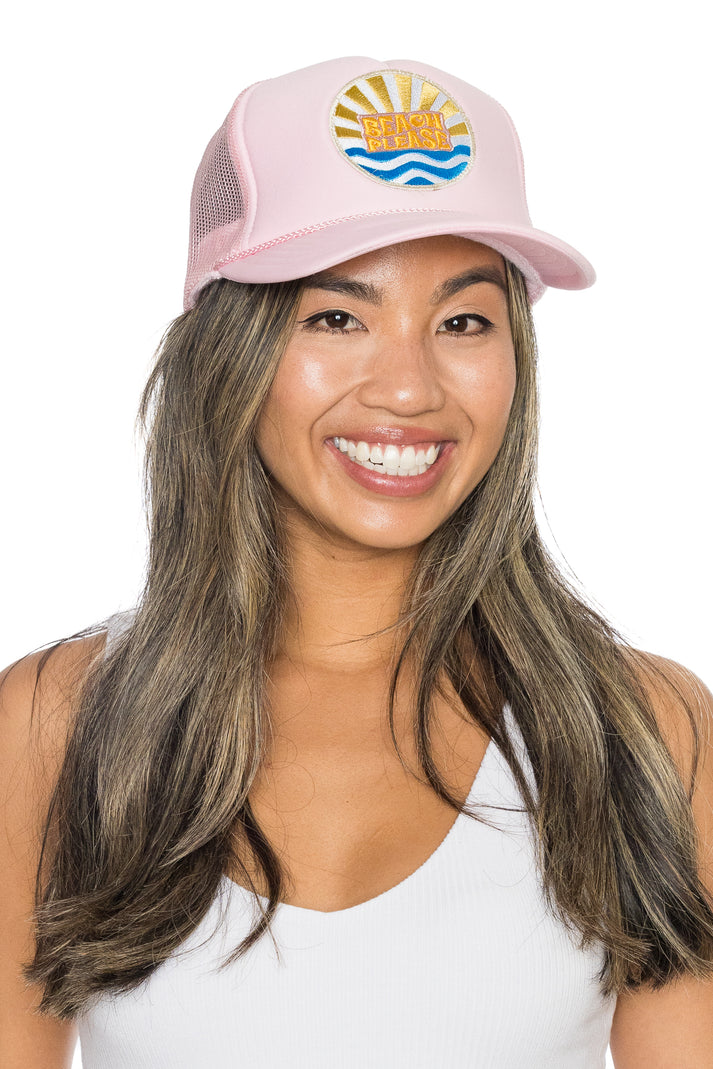 Beachin' Pink and Green Hat main image 1