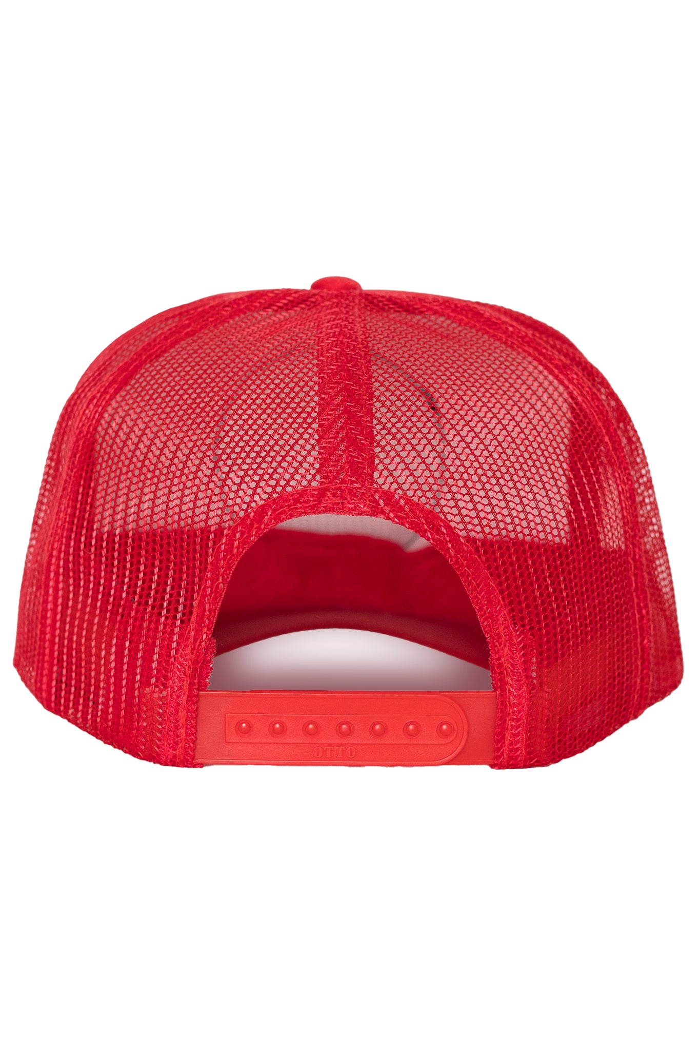 Get Happy Outside Trucker Hat in Red