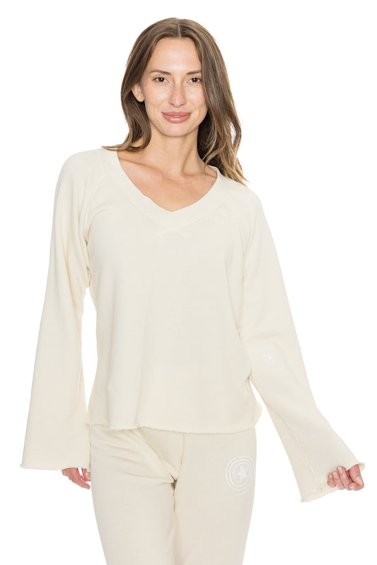 Quinn Sweatshirt in Cream