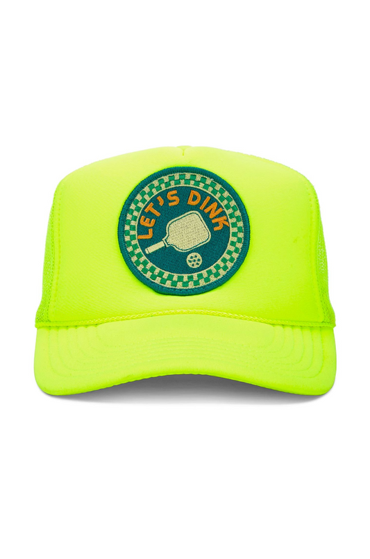 Pickle Ball Hat - Neon