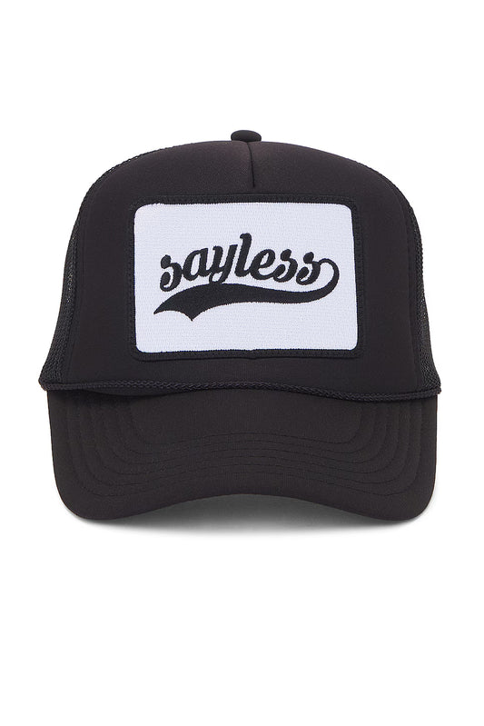 Sayless Trucker Hat in Black