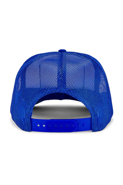 Sayless Trucker Hat in Cobalt