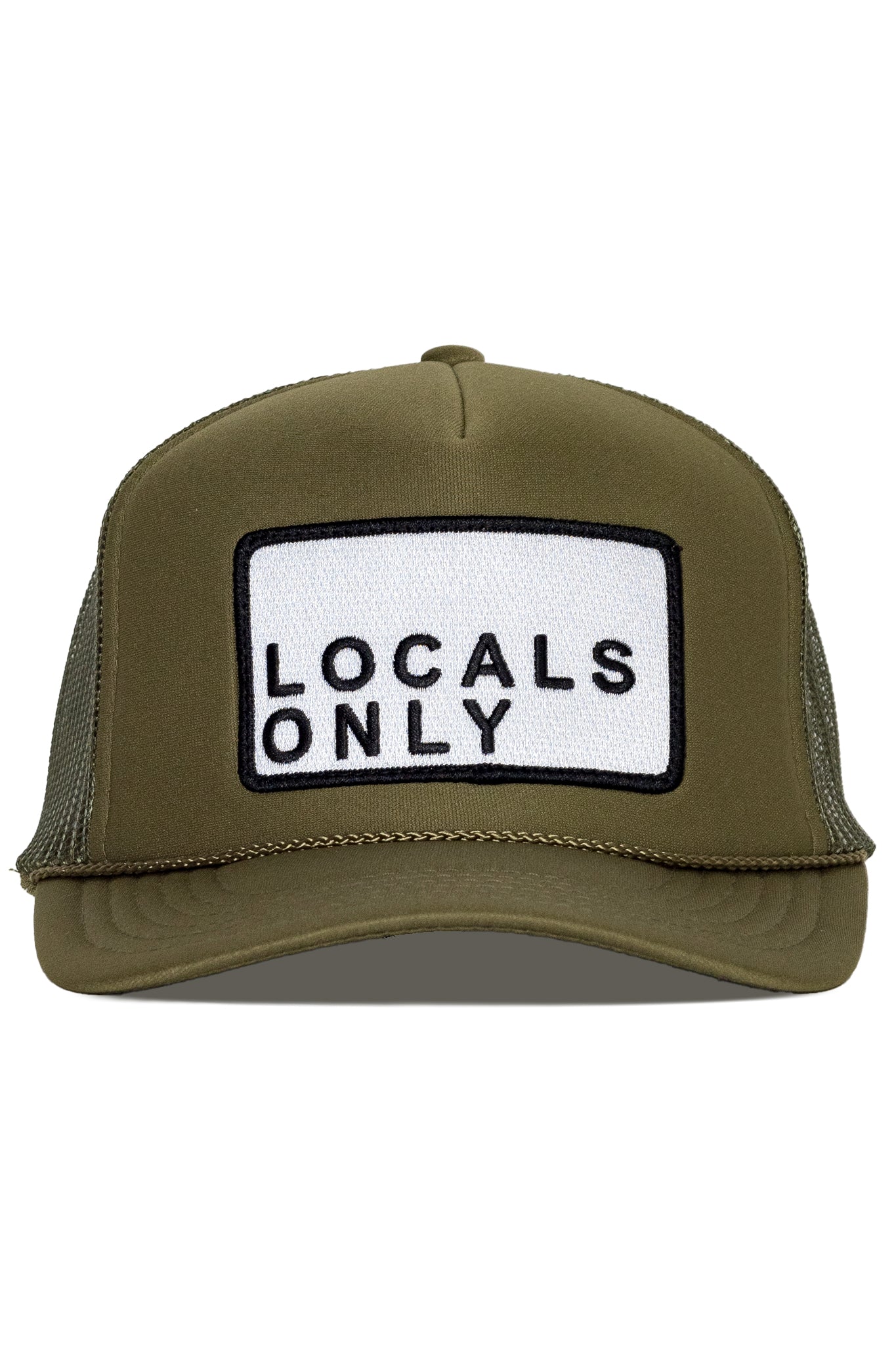 Locals Only Trucker Hat in Olive