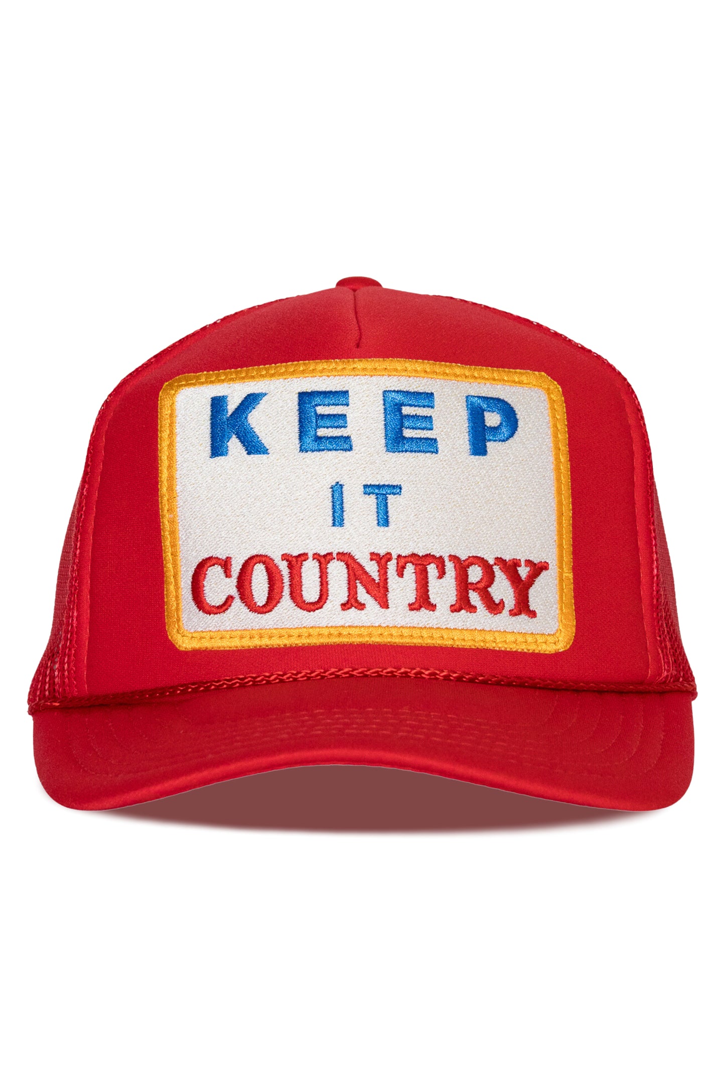 Keep It Country Trucker Hat in Red