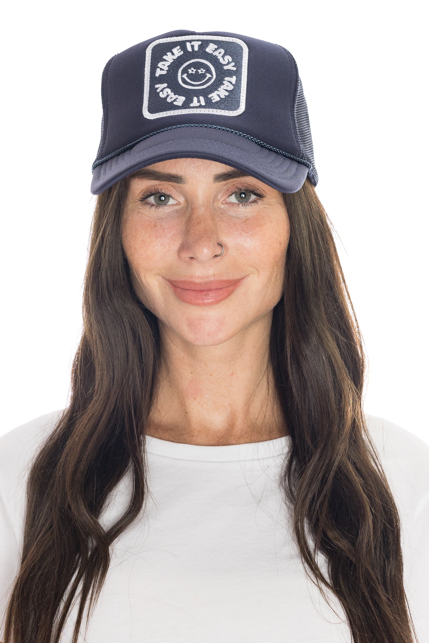 Trucker Hat in Navy