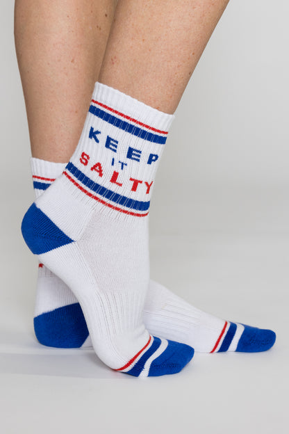 Keep It Salty Crew Sock 10/15