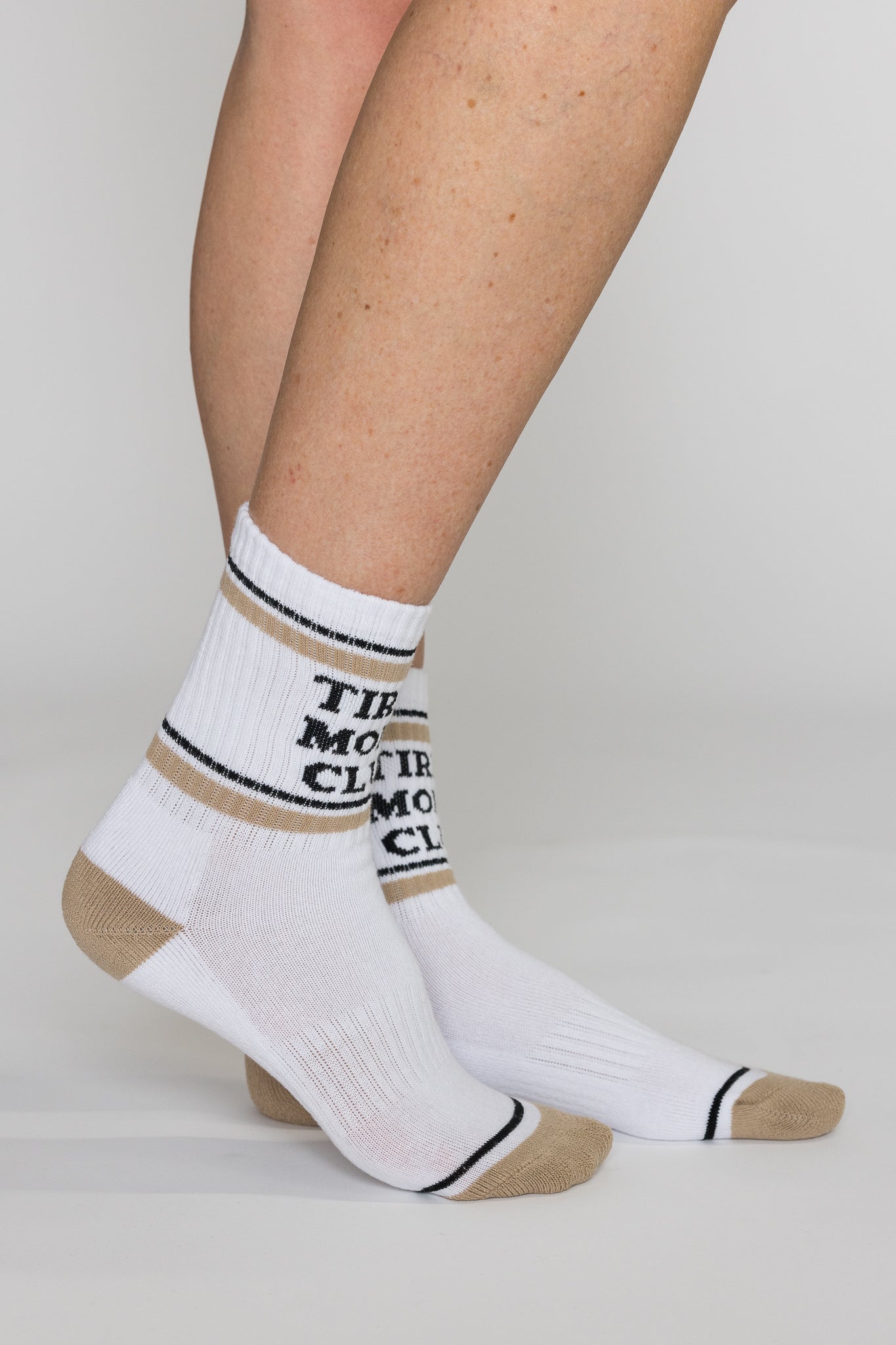 Tired Moms Club Crew Socks 10/15