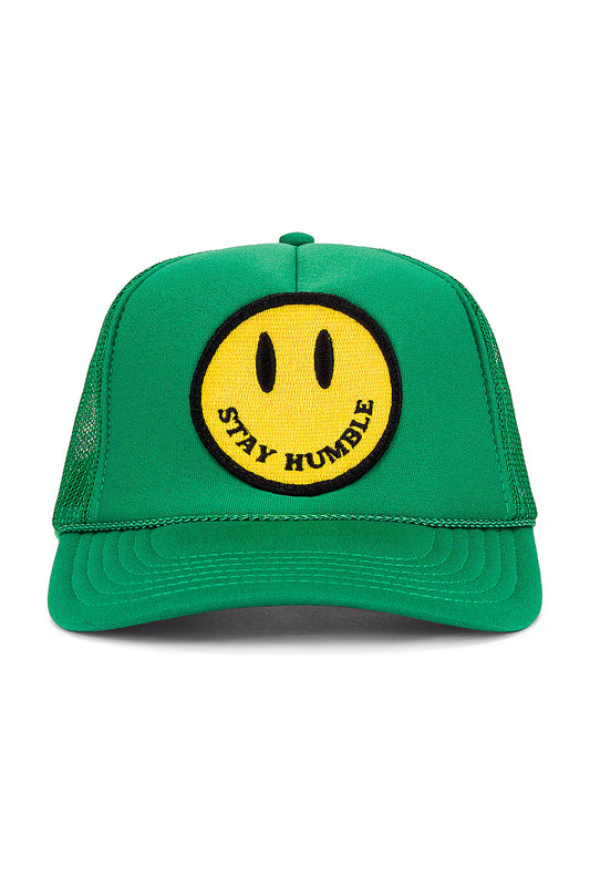 Stay Humble Trucker Hat in Green