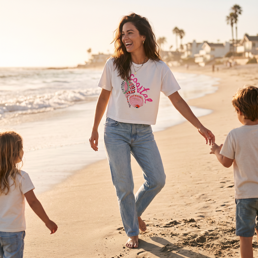 Coastal tee, lifestyle