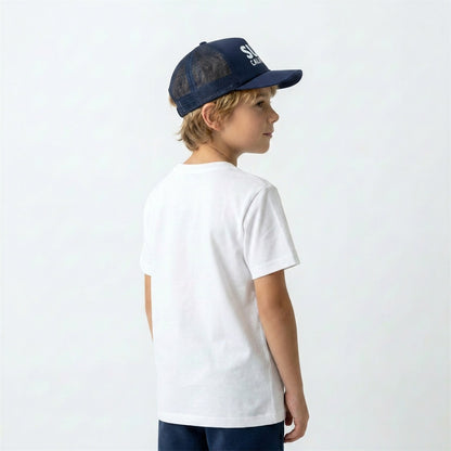 Youth Surf California Trucker Hat in Navy White