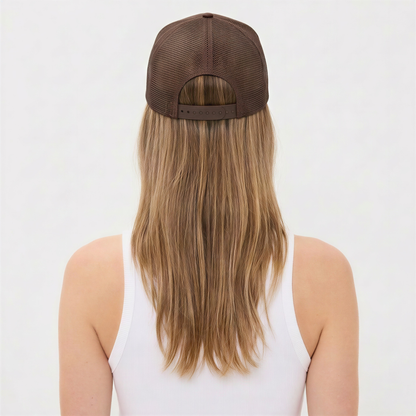 Cool Your Jets Trucker Hat Brown