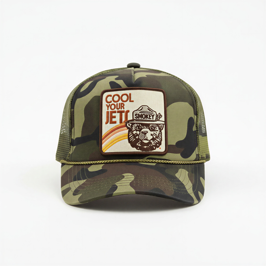 Cool Your Jets Trucker Hat Camo