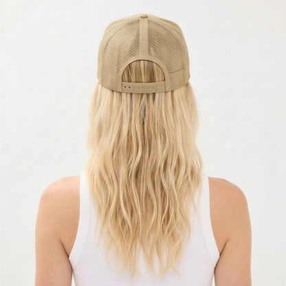 Cool Your Jets Trucker Hat Tan