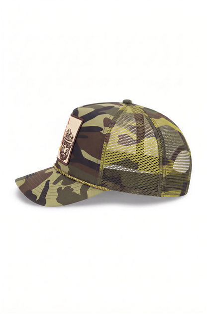 Cool Your Jets Trucker Hat in Camo