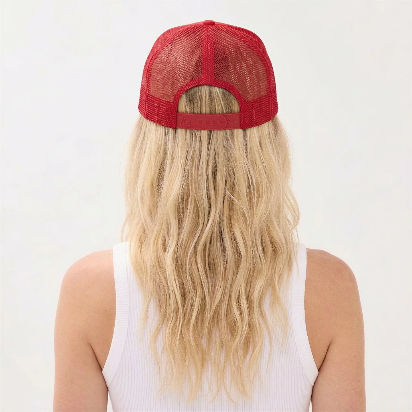 Sporty Club Trucker Hat Red