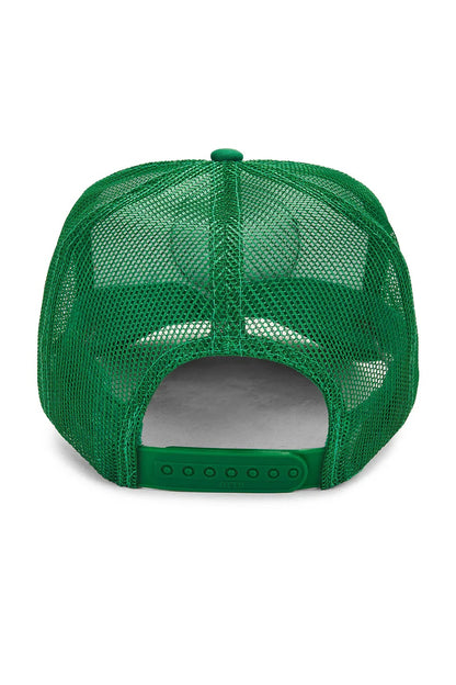 Golf Trucker Hat in Green Split