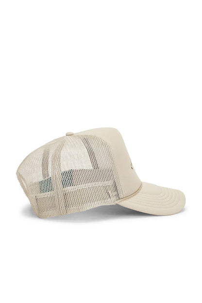 Pumpkin Spice Trucker Hat in Tan