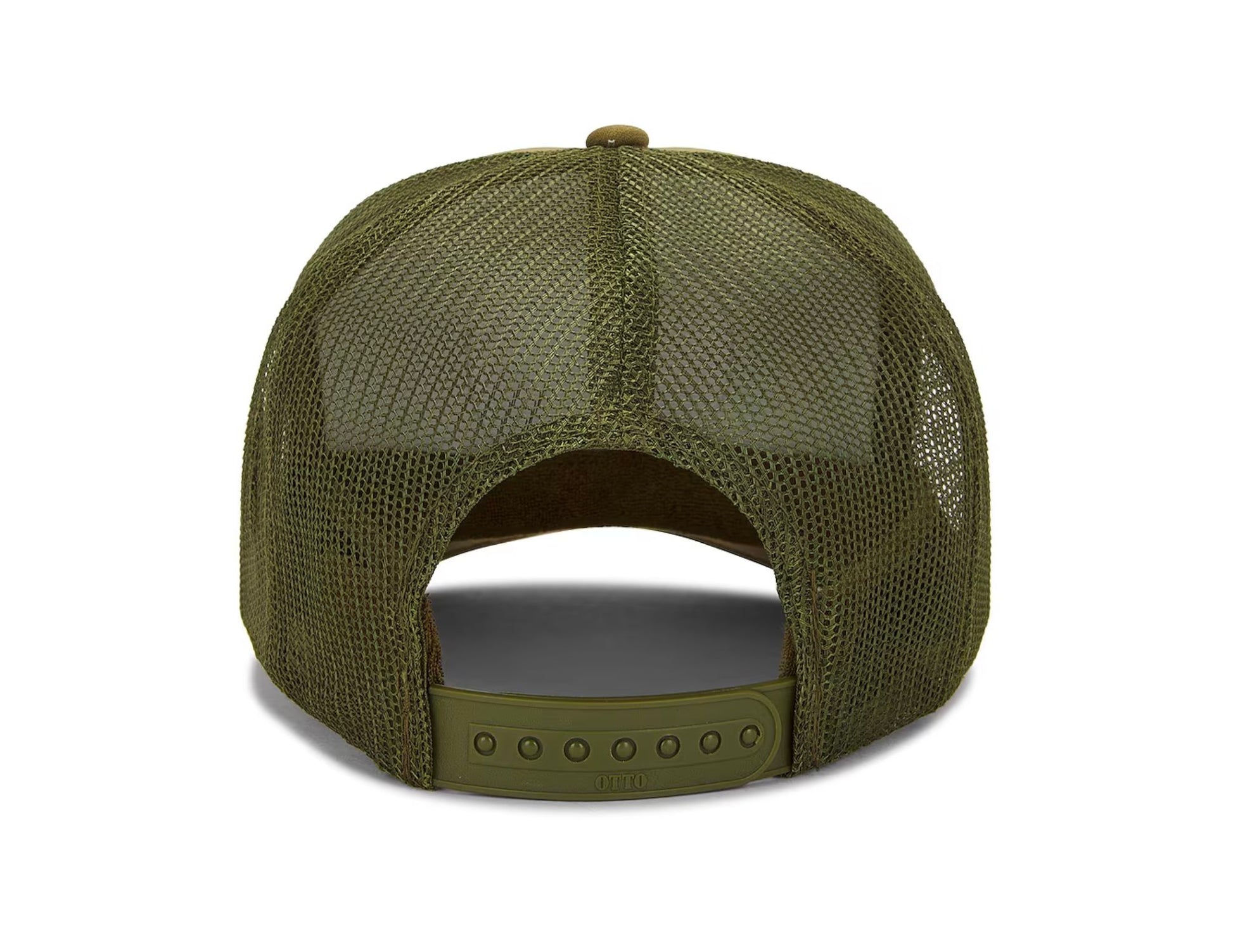 Unisex trucker hat featuring a versatile design with breathable mesh panels and adjustable snapback closure