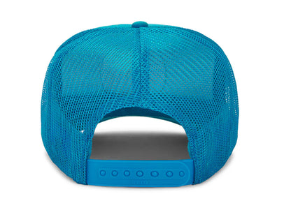 Rainbow Trucker Hats in Blue