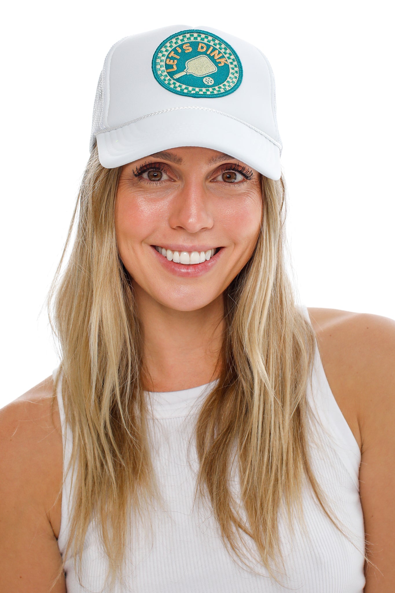 Pickle Ball Hat - White